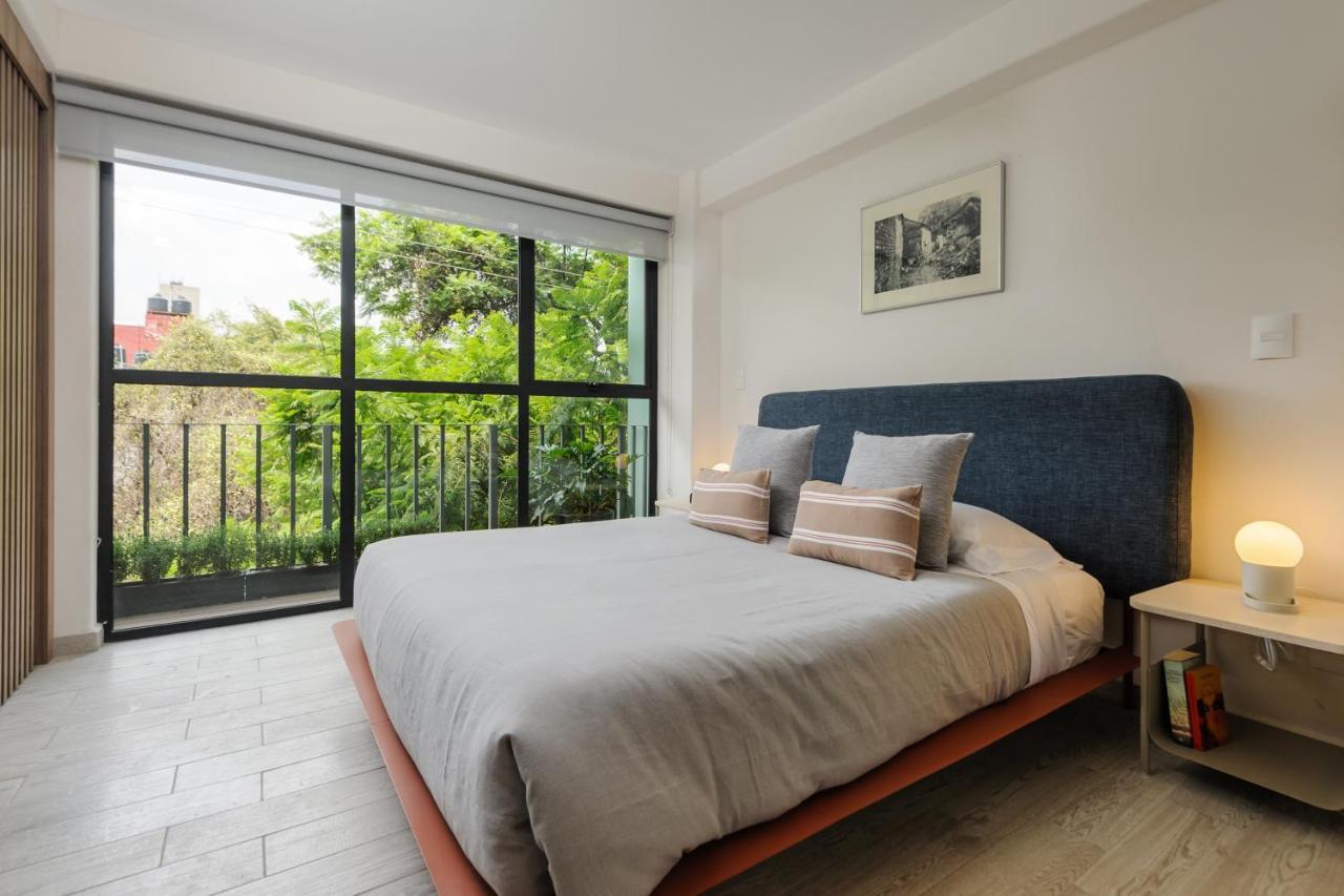 Choapan 28 - Lux Apartments In Condesa Kota Meksiko Bagian luar foto