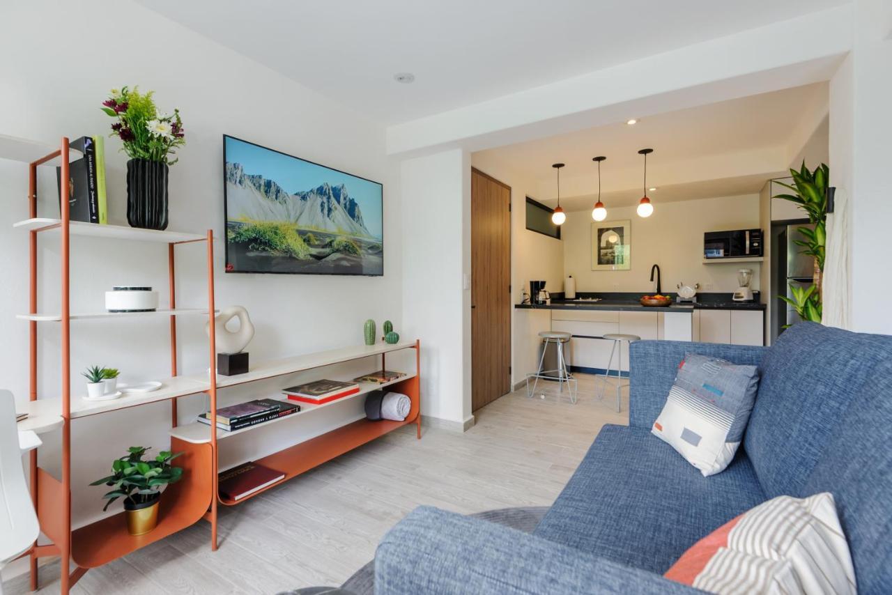 Choapan 28 - Lux Apartments In Condesa Kota Meksiko Bagian luar foto