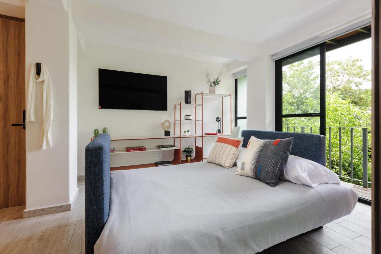 Choapan 28 - Lux Apartments In Condesa Kota Meksiko Bagian luar foto